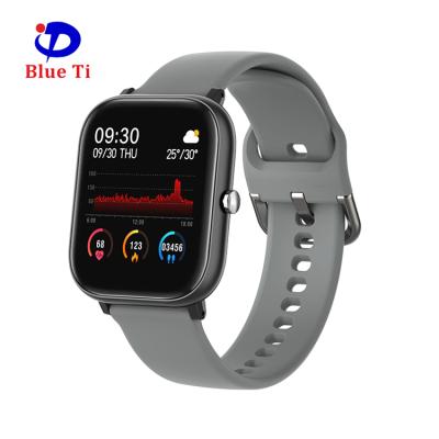 China P20 Touch Screen Smart Watch Men Heart Rate Monitor IP67 Waterproof Custom DIY Watch Face Fitness Tracker Smartwatch for sale