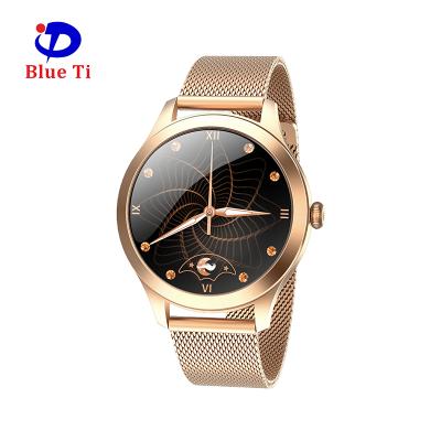 China Blueti KW10 Round Touch Screen Heart Rate Compatible Android IOS Lady Smartwatch Pro Full With EnglishCzech Languag Multi Polish for sale