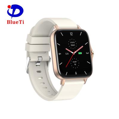 China Touch Screen Blueti Temperature BT Calls Smart Watch Fitness Tracker Blood Pressure Wake Sleep Monitor Smart Band Reloj Smartwatch for sale