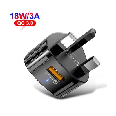 China QC2.0 USB C Wall Charger 18W Charger Type C PD 3.0 Power Supply Fast Charging Phone Tablet for sale