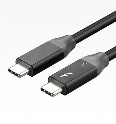 China Car USB C PD 100W Compatible Type C Charging 40Gbps Data Transfer Thunderbolt 3 Cable for sale