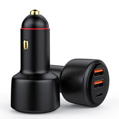 China Mobile Phone Mulit Port Fast Car Charger 2.0 200W USB Palladium Car Charger 100W 65W Super Boost QC3.0 For Xiaomi Vivo Huawei iPhone Laptop for sale