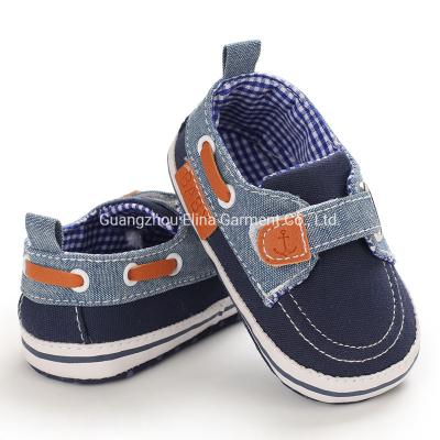 China Newborn Infant Casual Walking Shoes Canvas Toddler Soft Handsome Boys Shoes for sale