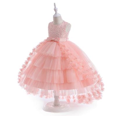 China Girls Party Dress Wholesale Baby Clothes Girls Party Garment Ball Gown Princess Frock Lace Sweet Dress for sale