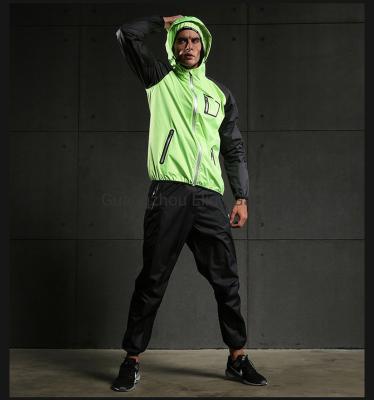 China OEM Polyesyer Men Trackpants Tech Hoodies Sportswear Windbreaker Jogging Suits for sale