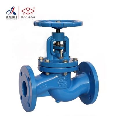 China Cast iron general pn10/16 flange end DN15-200MM piston / globe valve for sale