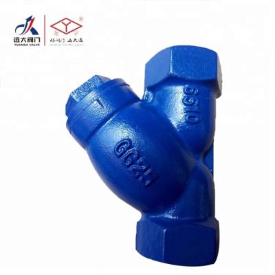 China general y sieve din 3202 f1 cast / ductile iron wire end / gg25 / ggg40 / filter pn16 for sale