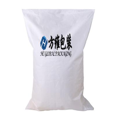 China New Design White Plastic Packing PP Woven Bags Moisture Proof 50 Kg Sugar for sale