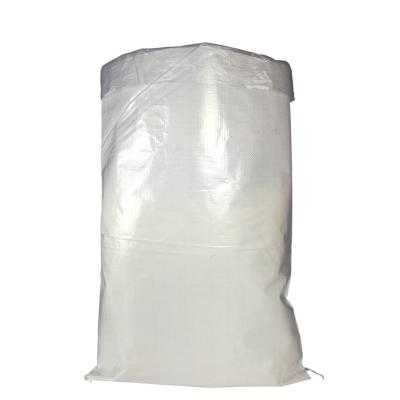 China Polypropylene Moisture Proof White Empty PP Woven Bag With Inner Layer For Sugar for sale