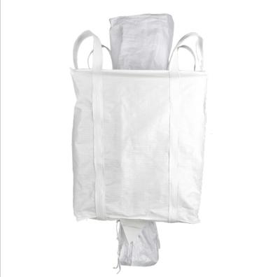 China Breathable 1 Ton Jumbo Bag Transport Packing FIBC Bags Polypropylene Sandbag for sale