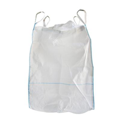 China Industry Use Breathable Sack Bulk Jumbo Bag 1000kg FIBC Big Bags For Sand Cement With Top Skirt for sale