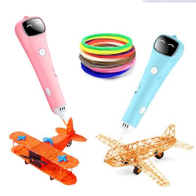 China Passionate Bed 3D Pen Printer For Kids Diy Wireless 3D Doodle Drawing Printing Portable Pencil Low Temperature Pcl Filament Printer Pen for sale