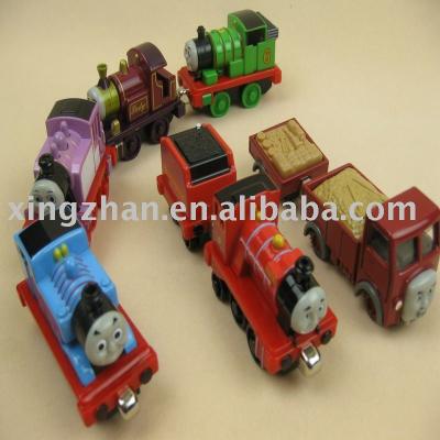 China 12pcs Plastic PVC Toy Fashionable Train for sale