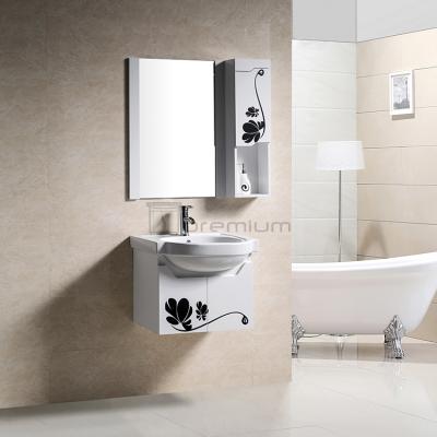 China Cheap modern factory price PVC bath vanity bathroom cabinet for wholesale for sale