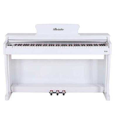 China Multifunction 91 digital piano hammer action keyboard piano MIDI 88 key piano zu verkaufen