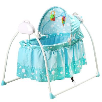 Chine Kid cribs 107 baby eletronic swing bed music play USB baby electronic cradle à vendre