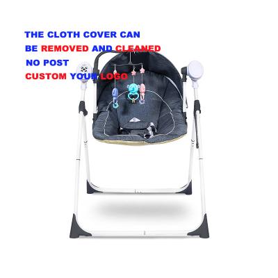 China Electric musical crib stroller swing chair cover baby rocker for sale