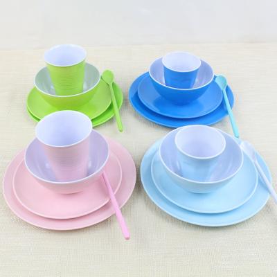 China Sustainable Luxury Home Salad Pad Printing Dinner Sets Custom Wedding Plates Melamine Dinnerware Sets Dinnerware for sale