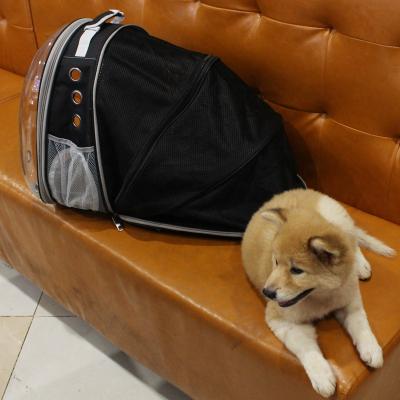 China Portable Cat Pet Carrying Bag Pet Dog Carrier Transparent Hard Backpack Small Pet Cages, Carriers for sale