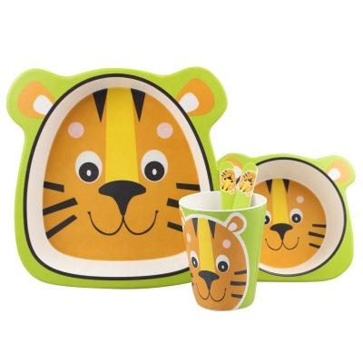 China Customized Printing Design And Decals Children's Tableware Melamine Dinnerware Set Non-automatic Kids for sale