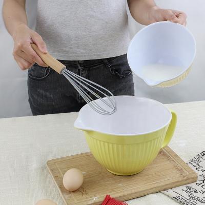 China Viable Design High Quality Melamine Multi Color Snack Salad Mixing Bowls Melamine Kitchenaid Kitchenaid Mixing Bowl for sale