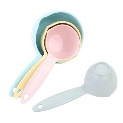 China BPA Defensive Stance Certification Melamine Spoon Soup Spoon Sustainable Stackable Plastic Serving Spoon Melamine for sale