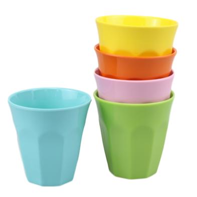 China Color Minimalist Custom Unbreakable Melamine Hot Sale Plastic Drink Cups for sale