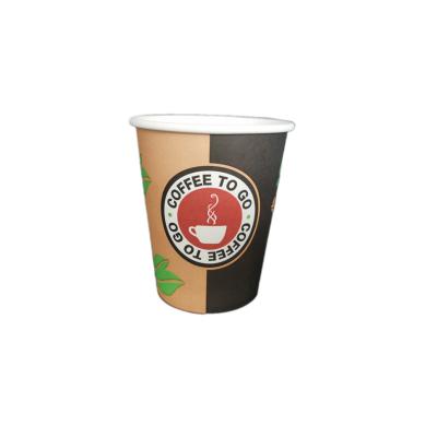 China Disposable Wholesale Cold Drinks Single Wall Paper Cup For Juice for sale