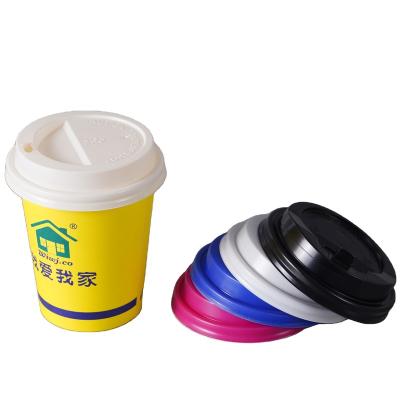 China Non Spill Hot Drink Paper Cup Dome Lids For Juice Cup for sale