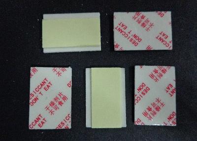 China Moisture Proof Superdry Fiber Desiccant With Sticker For Health Care , 1.0mm Thickness for sale