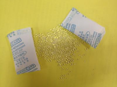 China Super Dry Silica Desiccant Bags With Period Of Validity 12 Months , Composite Paper Packing for sale