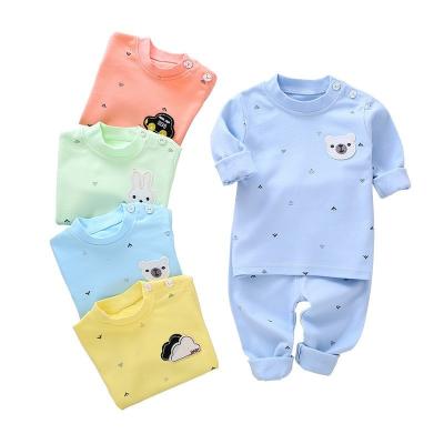 China 100% cotton spring newborn clothes pure cotton autumn clothes autumn pants and new autumn baby children's underwear covers the main shoulder male for sale