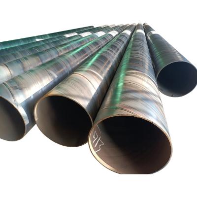 China Oil Gas Sewage Transmission Carbon Welded ERW LSAW SSAW Spiral Steel Pipe For Oil Pipeline Construction for sale