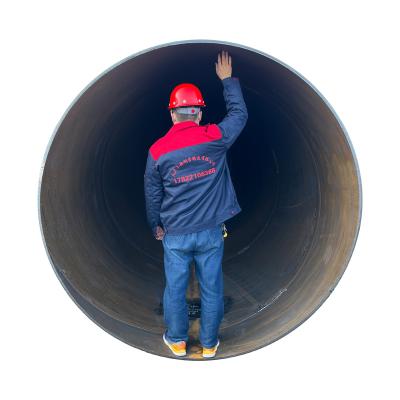 China Oil Gas Sewage Transport DN300 Anti-Corrosion Large Diameter Sewage Pipeline Reinforced Buried Spiral Steel Pipe for sale