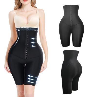 China Custom 45% Antibacterial Spandex Factory Size Fajas Colombianas High Mail Barrel Faja Step 2 Surgery Shapewear Plus Size for sale