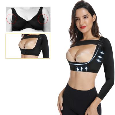 China Surgery Antibacterial Compression Mail Long Sleeves Fajas Colombianas Full Cup Bra Open Bust Shapewear for sale