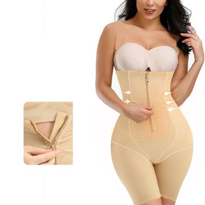 China Antibacterial Compression Shapewear Waist Trainer Butt Lifter Faja Top Shorts Women Body Shapers for sale