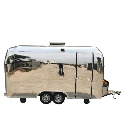 China New Design Bakery Food Trucks Mobile Food Trailer Caravan Travel Trailer For Sale USA for sale