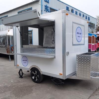 China New price of bakery airstream truck caravans and travel trailers for sale