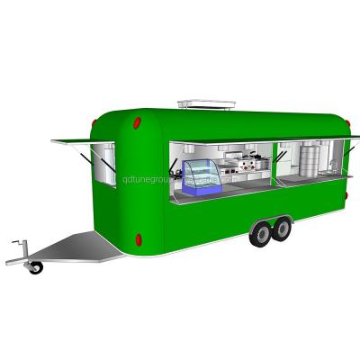 China Mobile food trailer cart; Ice cream trailer cart; Mobile food truck mobile food trailer cart; Ice cream trailer cart; mobile food truck for sale