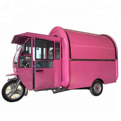 China New fashion BBQ electric rickshaw food cart/mobile food car for sale with three wheels for sale