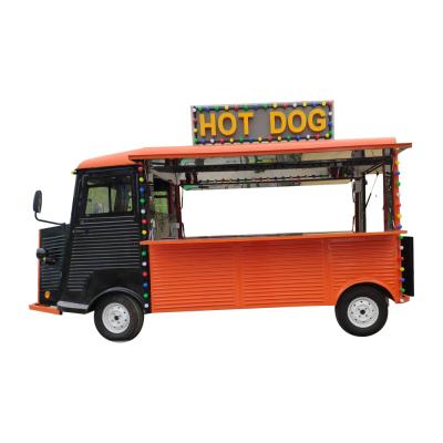 China Commercial Trailer Food Truck Ice Cream Food Cart Truck Street Food Supply Truck for sale