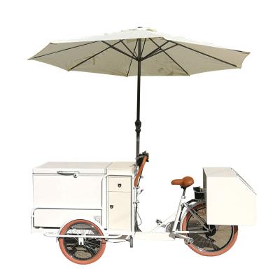 China Multifunctional Outdoor Ice Cream Bike Cart Hot Dog Food Supply Commercial Bike for sale