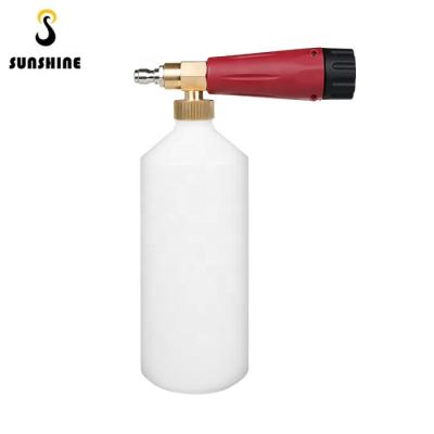 China Car Pressure Washer Clean Machine Parts 1/4 Quick Connector Foam Lance Snow Foam Cannon for sale