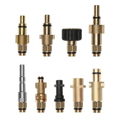 China High Pressure Snow Foam Lance Cannon Connector Adapter Washer Nozzle Soap Washing Cleaning Fittings for sale