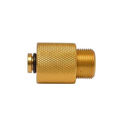 China New M22*14mm and 15mm brass aluminum adapter for high pressure gasket car gasket outlet connector for sale