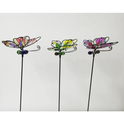 China Art Decor Hot Selling Good Quality Garden Butterfly Ornaments Decorative Stakes for sale