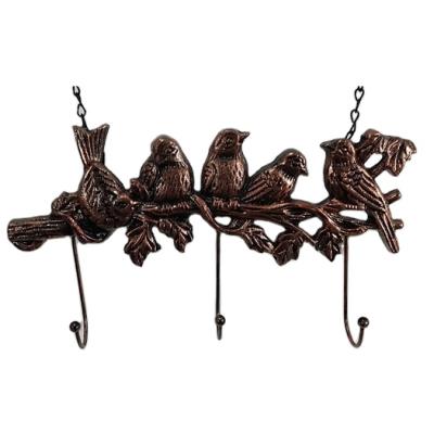 China Hot Selling Stocked Hook Good Quality Metal Bird Decorative Hanging Hooks For Hanging for sale