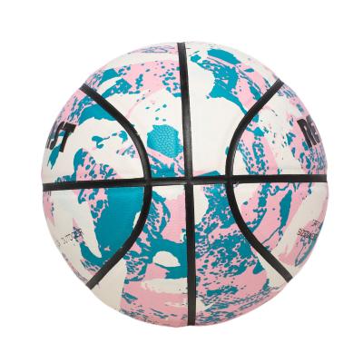 China Basketball Playing Reidonst Wholesale Customized Logo PU Leather Multi Color Basketball Training Match Street Basketball Indoor Outdoor Size 7 for sale