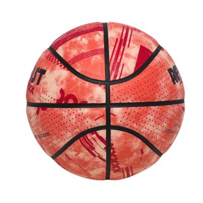 China Basketball Playing Reidonst Wholesale Customized Logo PU Leather Basketball Training Match Street Basketball Indoor Outdoor Size 7 for sale